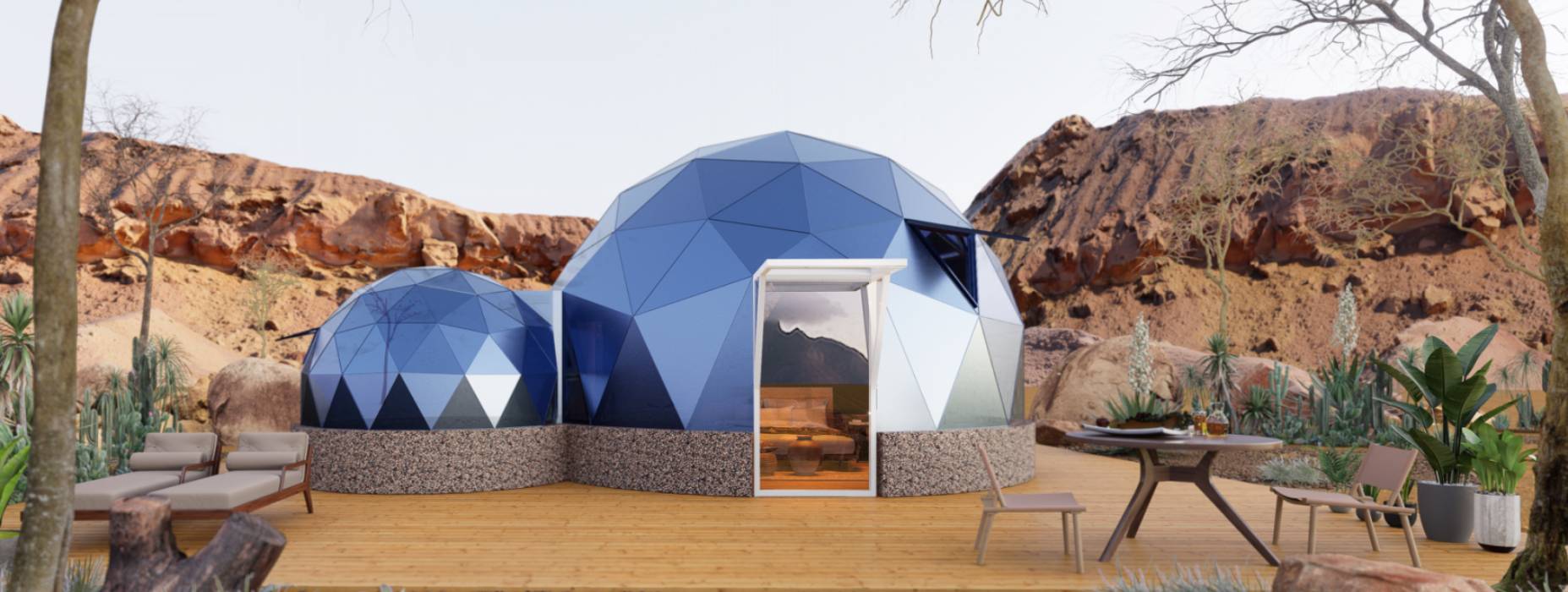 峨眉山球形智能光伏玻璃星空房